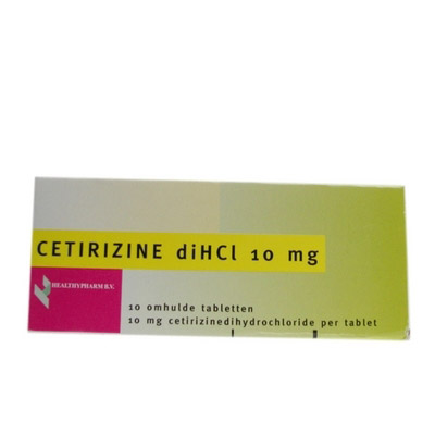 HEALTHY CETIRIZINE 10MG 10ST