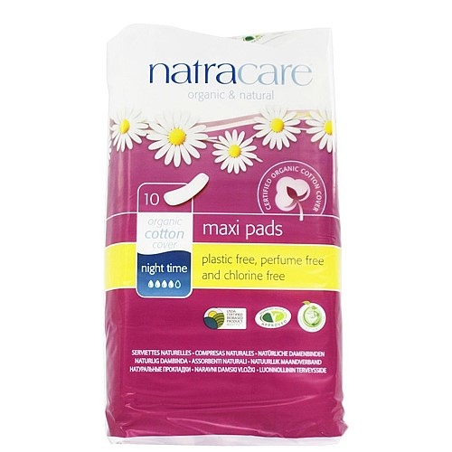 NATRACARE MAANDVERBAND NACHT 10 STUK