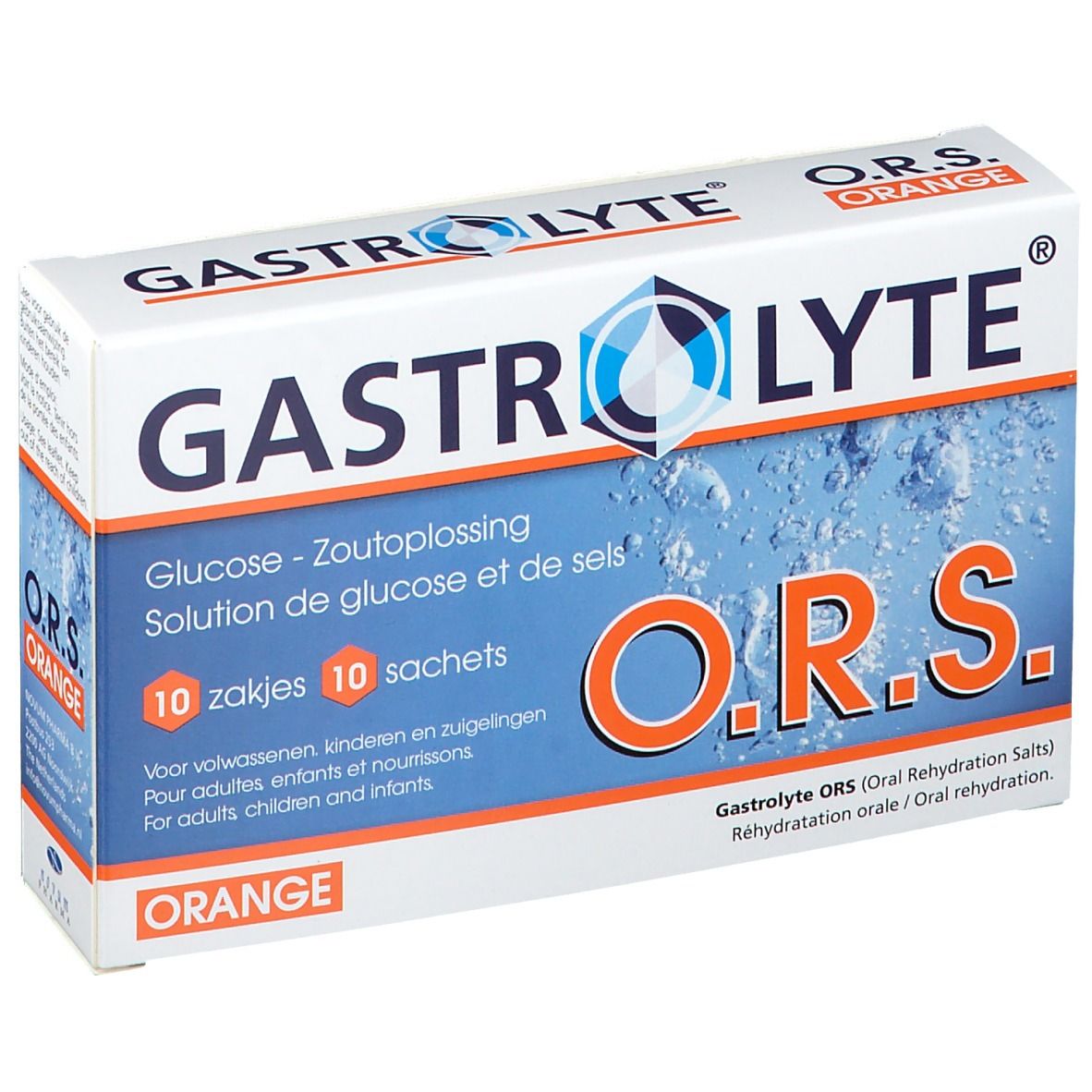 GASTROLYTE ORS ORANGE 10ST