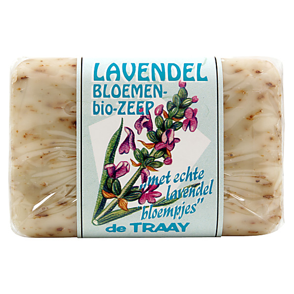 TRAAY LAVENDELZEEP MET BLOEMPJES 250 GRAM