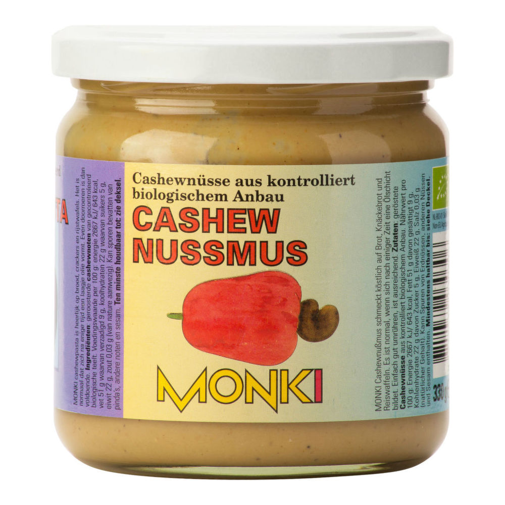 MONKI CASHEWNOTENPASTA 330 GRAM