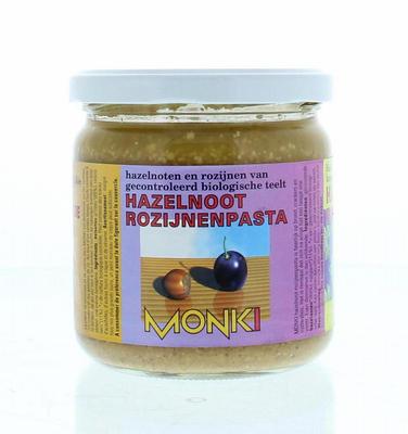 MONKI HAZELNOOT-ROZIJNENPASTA 330 GRAM