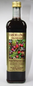 TERSCHELLINGER CRANBERRYSAP GEZOET 750 ML