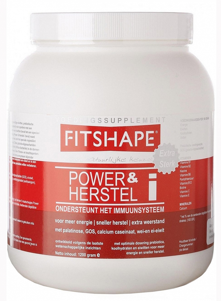 FITSHAPE POWER&HERSTEL BANAAN 1200GR