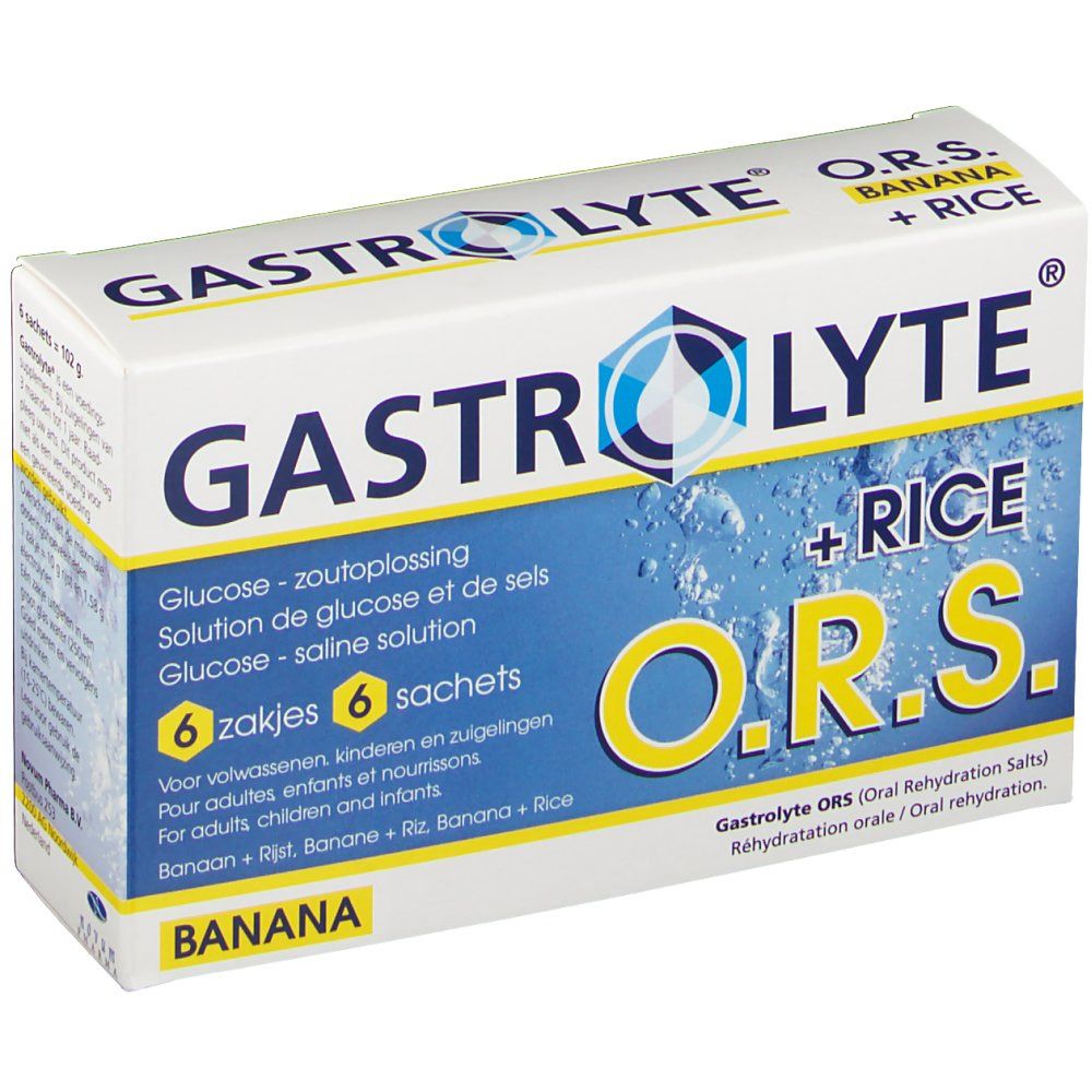 GASTROLYTE ORS BANAAN 6ST