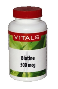 VITALS BIOTINE 500MCG 100CP