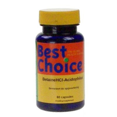 TS CHOICE ACIDOPHILUS BET HCL 60CP