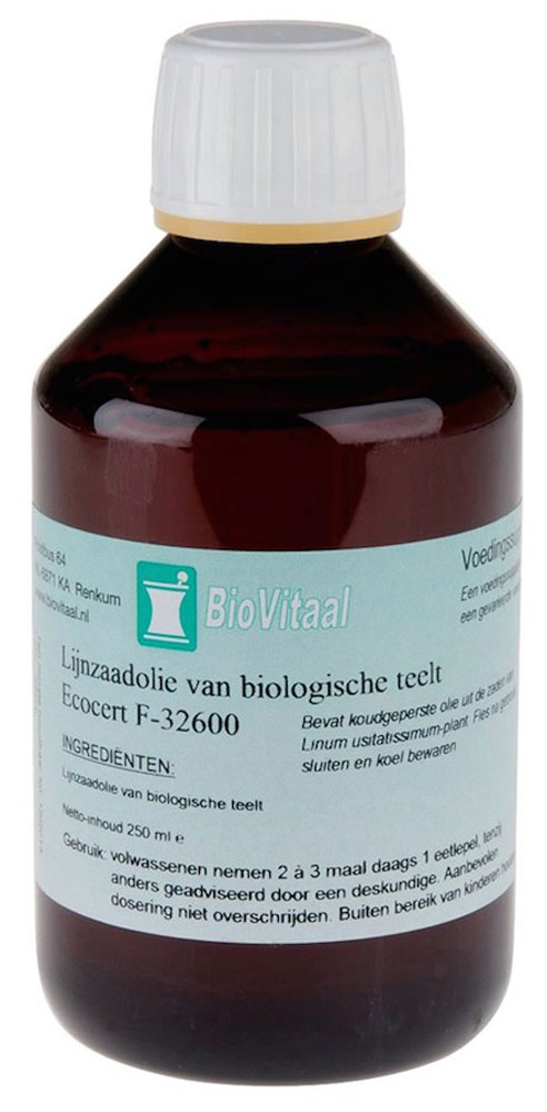 VERASUPPLEMENTS LIJNZAADOLIE 250ML