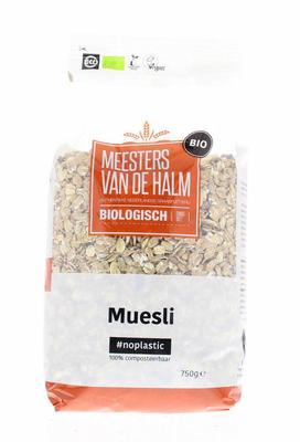 DE HALM MUESLI STANDAARD EKO 750GR