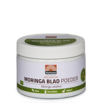 MATTISSON MORINGA BLAD POEDER 100% 125 GRAM