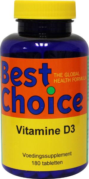 TS CHOICE VIT D3 25MCG 180TB