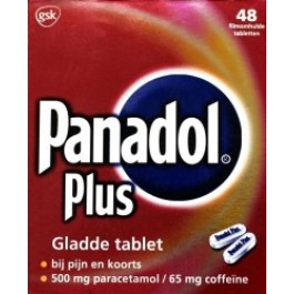 PANADOL PLUS GLADDE 500MG UAD 24TB