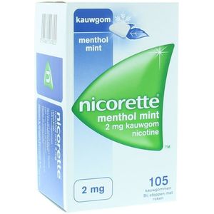 NICORETTE KAUWGOM 2MG CLASSIC 105ST