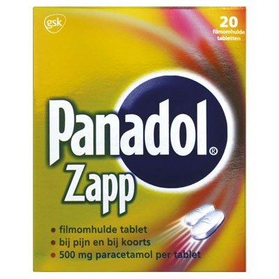 PANADOL ZAPP 500MG 20ST