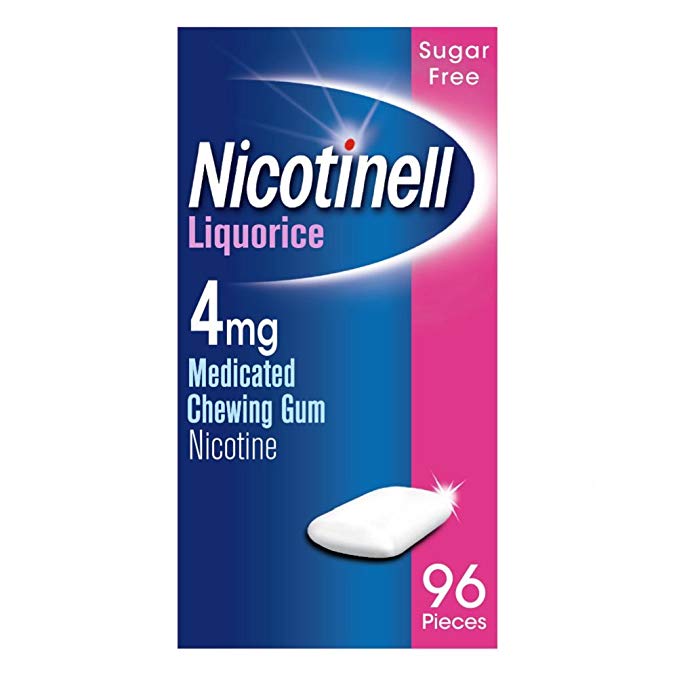 NICOTINELL GUM COATED 4MG MINT 96ST
