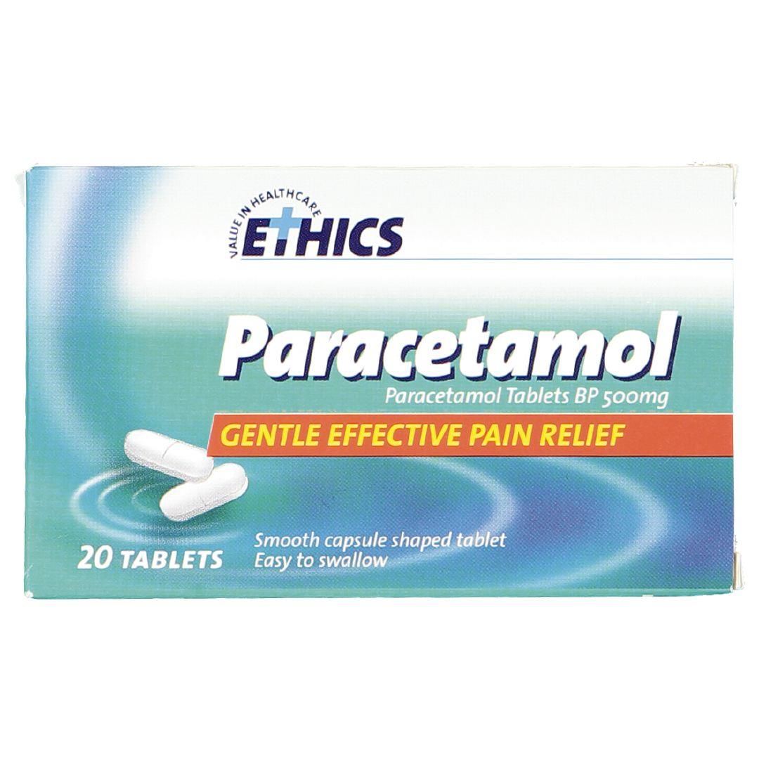 HEALTHY PARACETA CAPLET 500MG 20ST