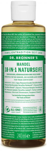 DR BRONNER ZEEP VLB AMANDELBIO 240ML