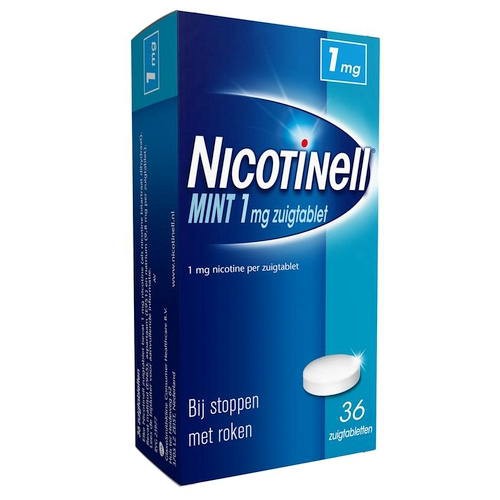NICOTINELL ZUIGTABLET 1MG MINT 36ST