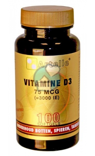 ARTELLE VIT D3 75MCG 3000IE 100SG