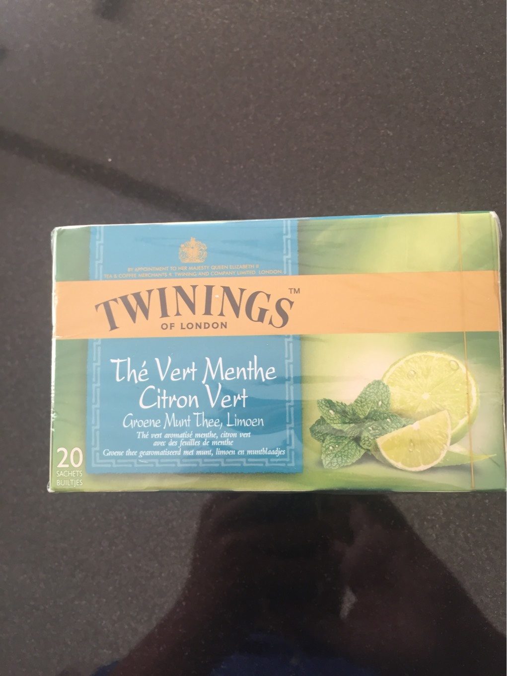 TWININGS GREEN MINT LEMON- 20ZK