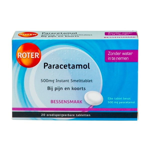 ROTER PARACETAMOL SMELT 500MG 20ST