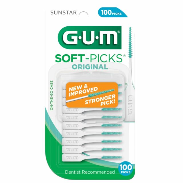 GUM SOFT PICKS ORIGINAL MEDIUM 100ST