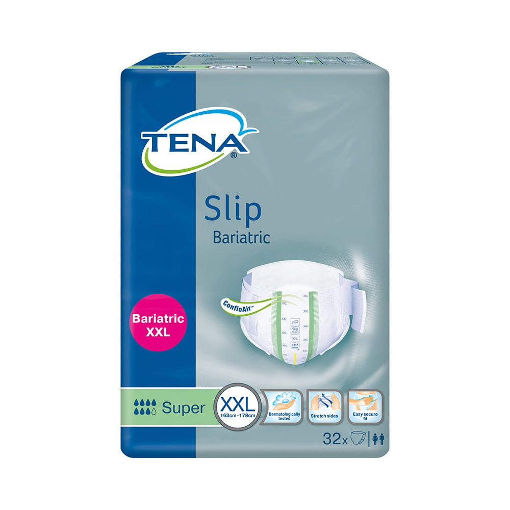 TENA BARIATRIC SLIP 2XL 32ST