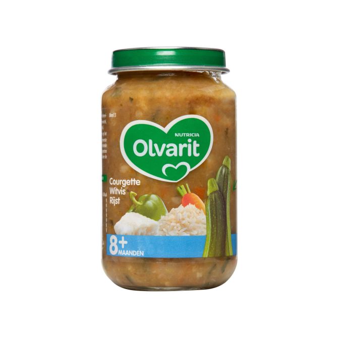 OLV 8M13 COURGETTE VIS RIJST 200GR