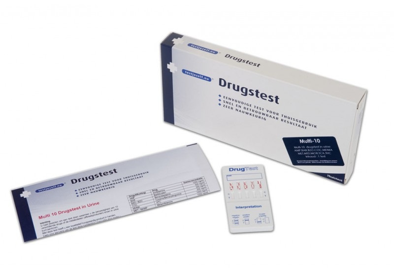 TESTJEZELF DRUG MULTI URINE 12 4ST