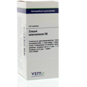 VSM ZINCUM VALERIANICUM D4 200GN