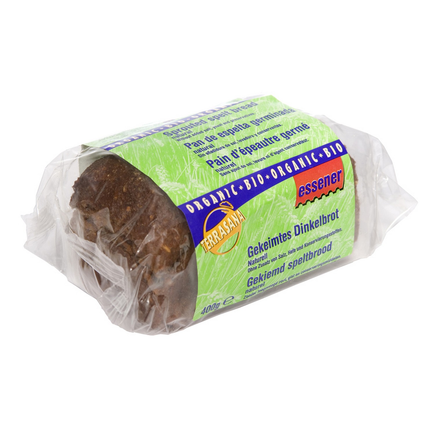 TERRASANA KIEMBROOD SPELT NATUREL 400 GRAM