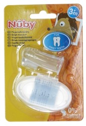 NUBY VINGERTANDENBORSTEL 3M 1ST