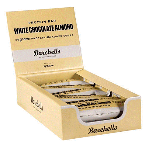 BAREBELLS WHITE CHOCO ALMOND 55GR
