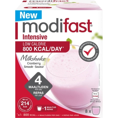 MODIFAST MILKSHAKE CRANBERRY 440GR