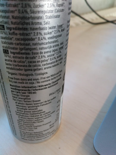 OATLY LATTE MOCHA BIO 235ML