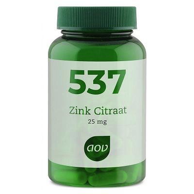 AOV ZINK CITRAAT 25MG 537 90VCP