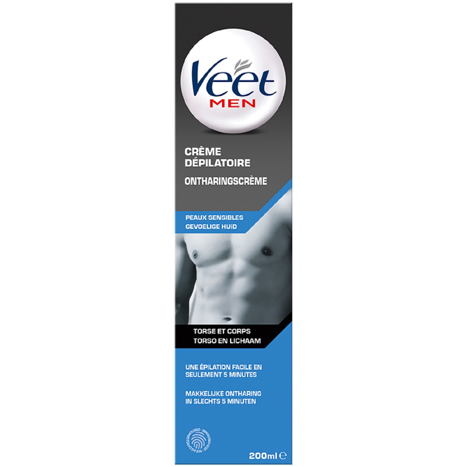 VEET MEN ONTHARINGSCRM SENS 200ML