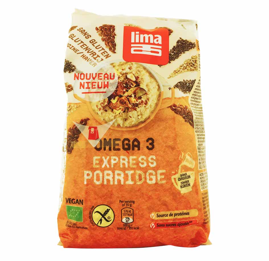 LIMA PORRIDGE OMEGA 3 BIO 350GR