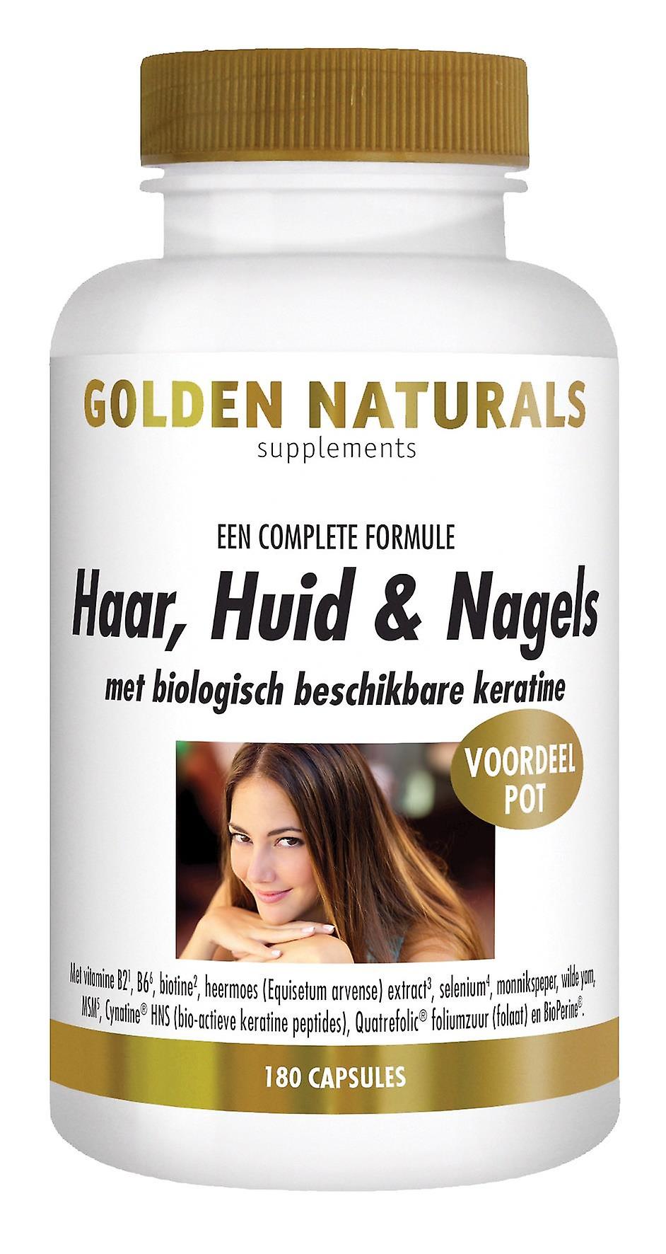 GOLDEN NATURALS HAAR HUID 180VCP