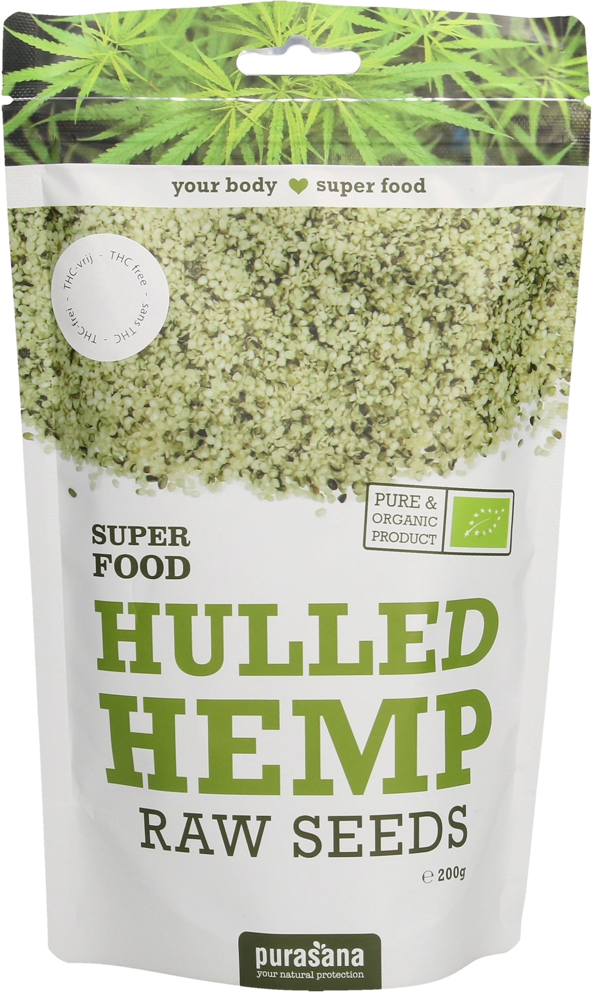 PURASANA HULLED HEMP SF BIO 200GR