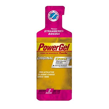 POWERBAR POWERGEL STRAW BANANA 41GR