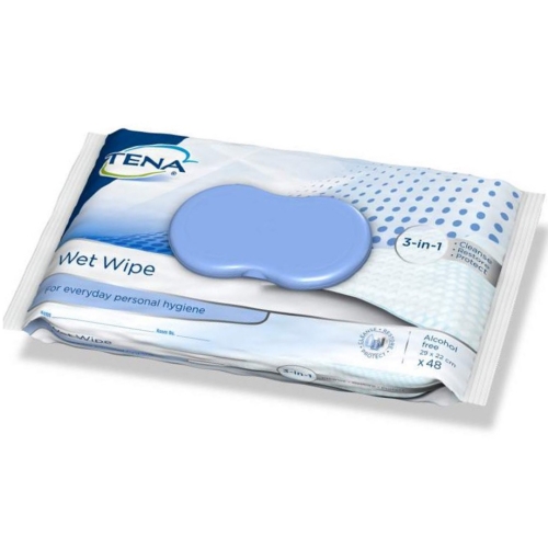 TENA WET WIPES 48ST