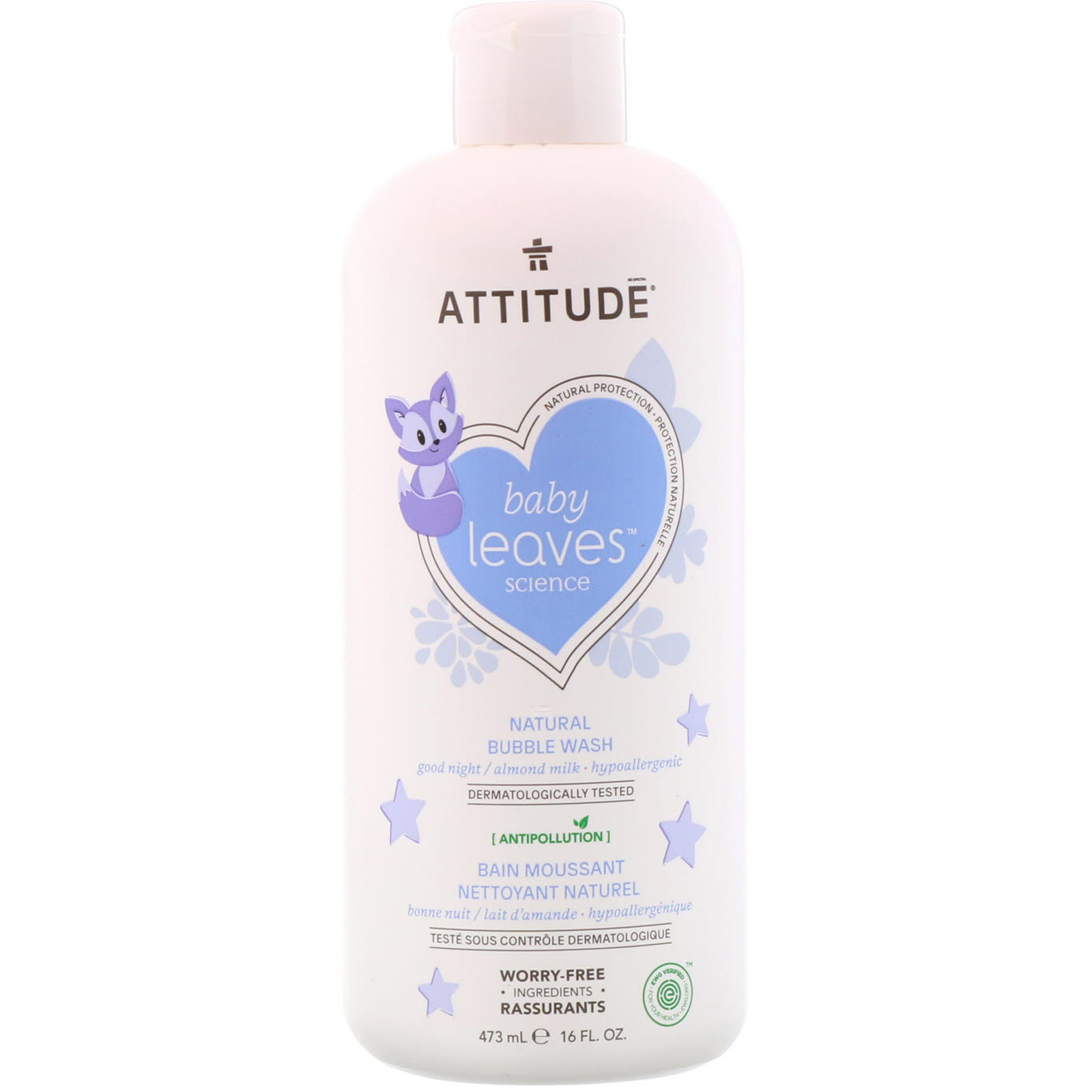 ATTITUDE LL BUBBLE WASH 473ML