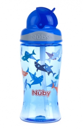 NUBY FLIP IT TRITAN BEKER BLUE 360ML