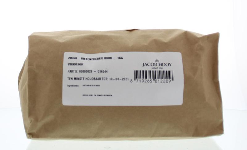 HOOY RODE BIETEN POEDER 1KG