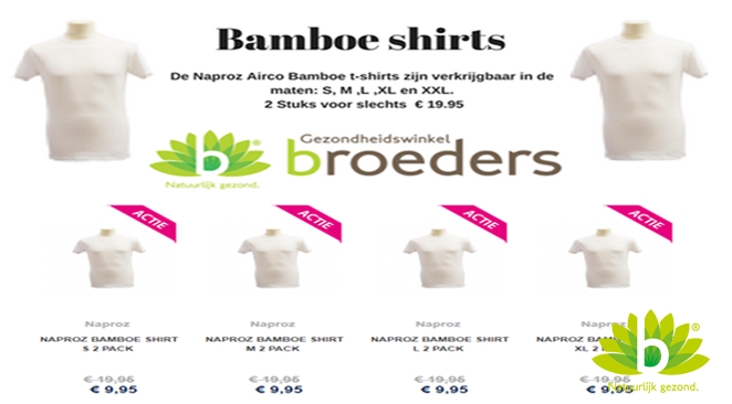 NAPROZ SHIRT BAMBOE S 2ST