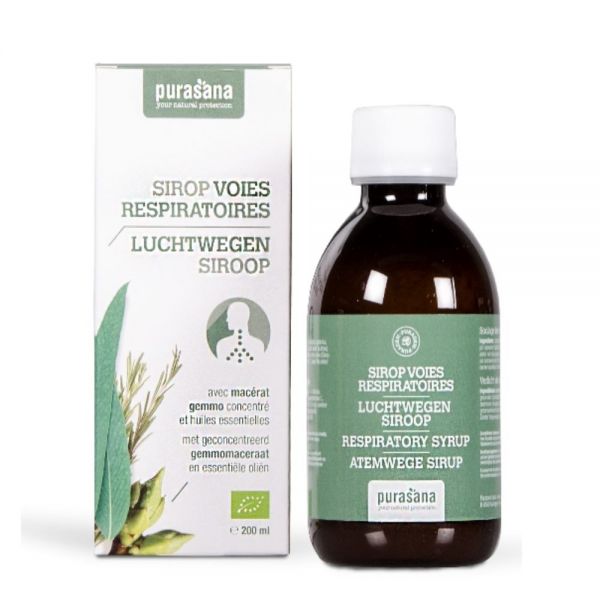 PURASANA SIROOP LUCHTWEGEN BIO 200ML