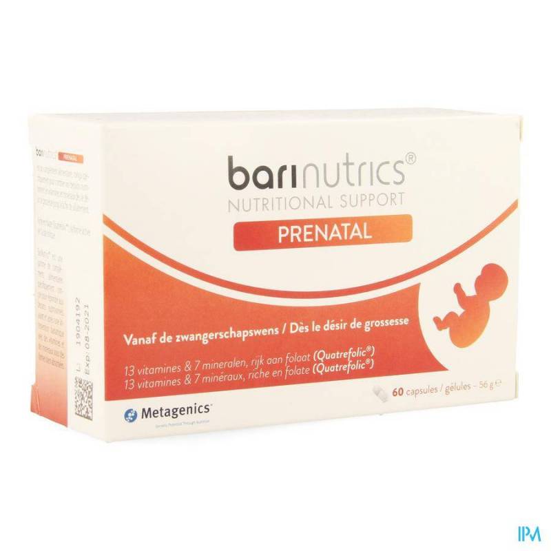 METAGENICS BARNUTR PRENATAL 60CP