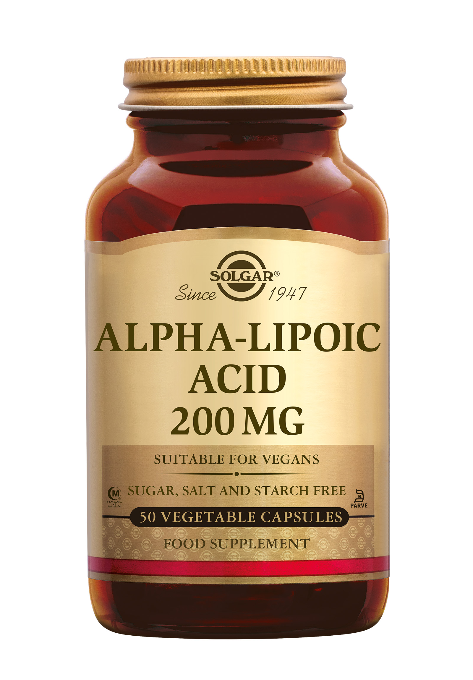 Solgar Alpha Lipoic Acid 200 mg (50 stuks)
