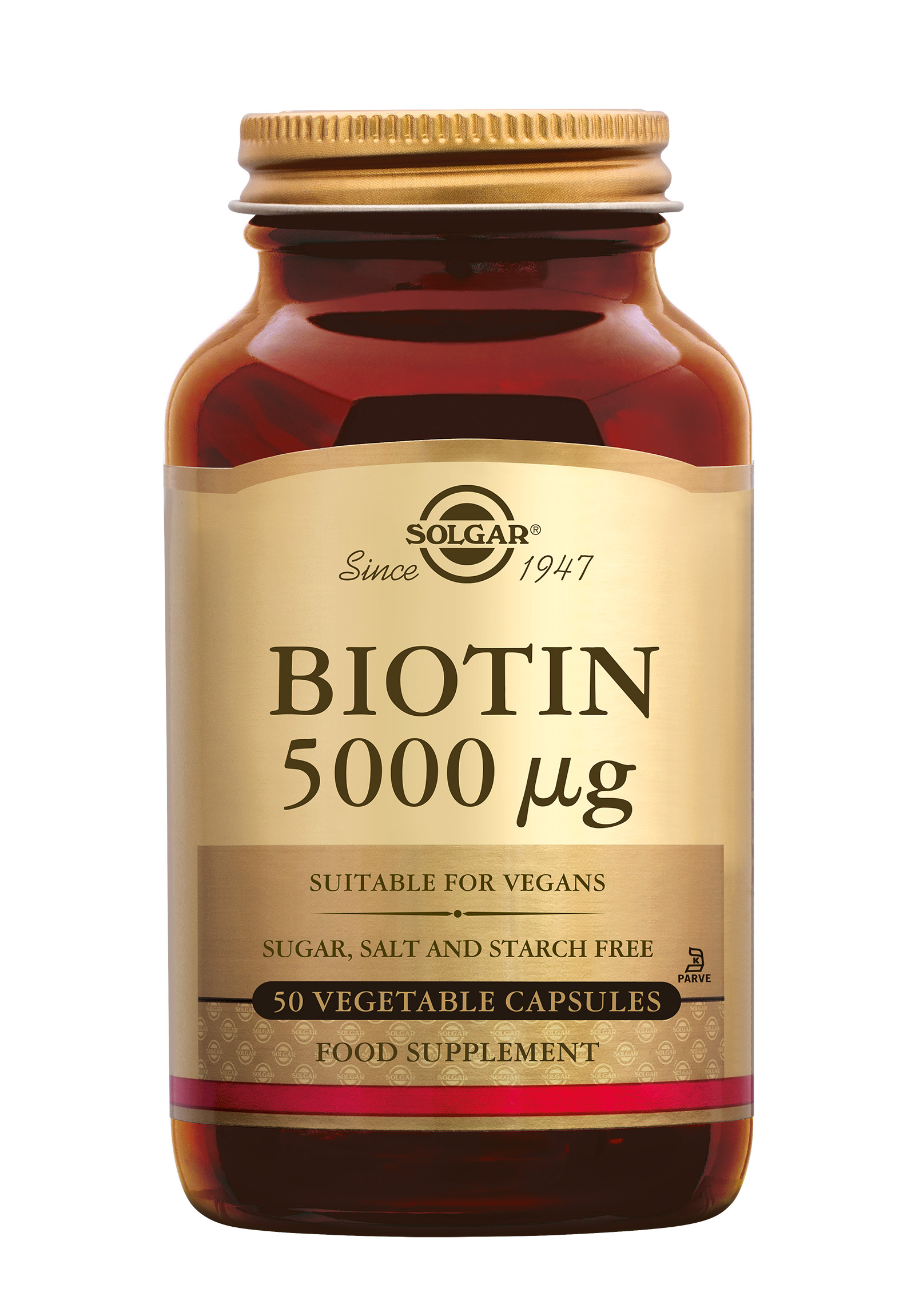 Solgar Biotin 5000 mcg (50 stuks)